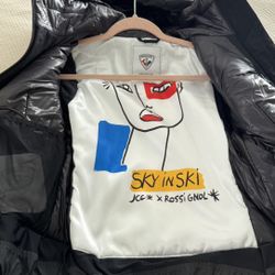 Rossignol JCC x Rossignol Women's Ski Jacket Colorblock Hooded Zip FR 40 EU 38 M 