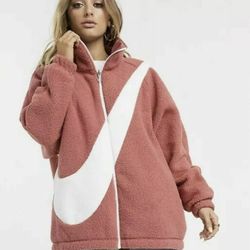 Nike Swoosh Sherpa Jacket Size XL