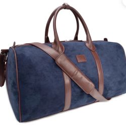 Brouk & Co. Lauren Duffel Bag Navy Blue NWT