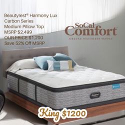 BeautyRest Harmony Lux Carbon Medium Pillow Top