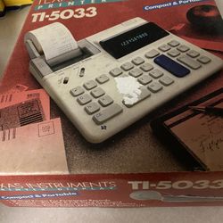 Texas Instruments Printer Display TI 5033 For Business / Accounting 