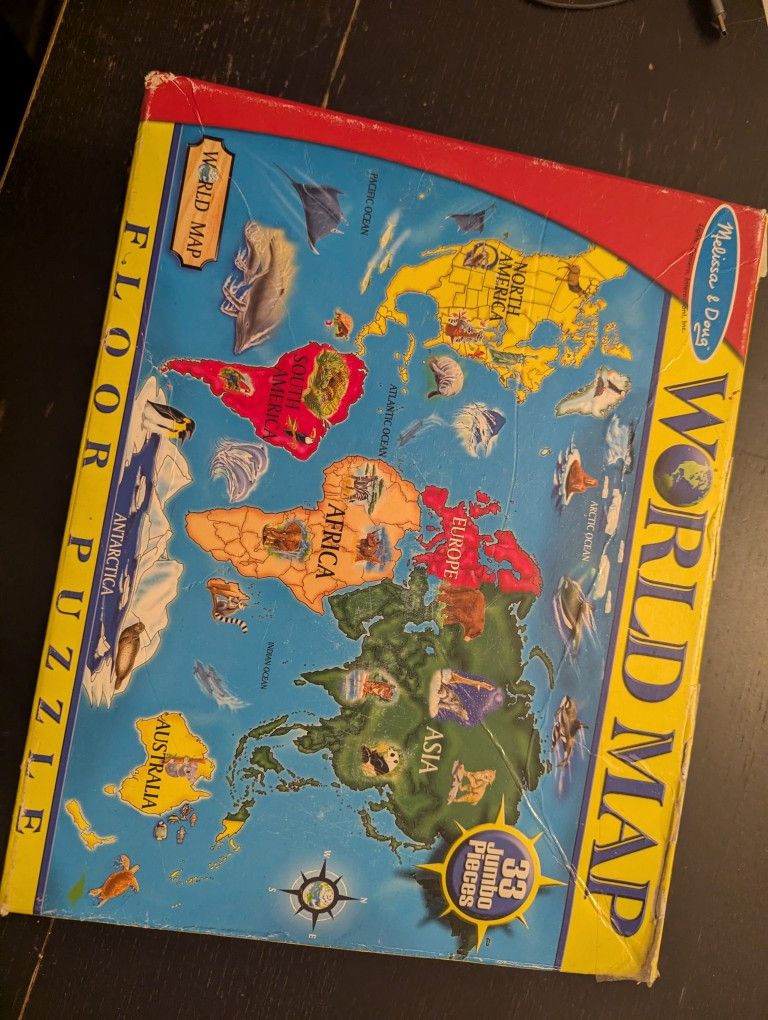World Map Floor Puzzle Melissa & Doug
