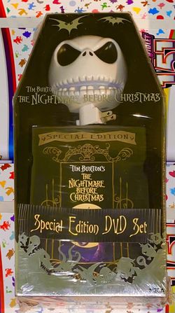 'NECA' Nightmare Before Christmas - Special Edition DVD Set - w/Nightlight - Sealed