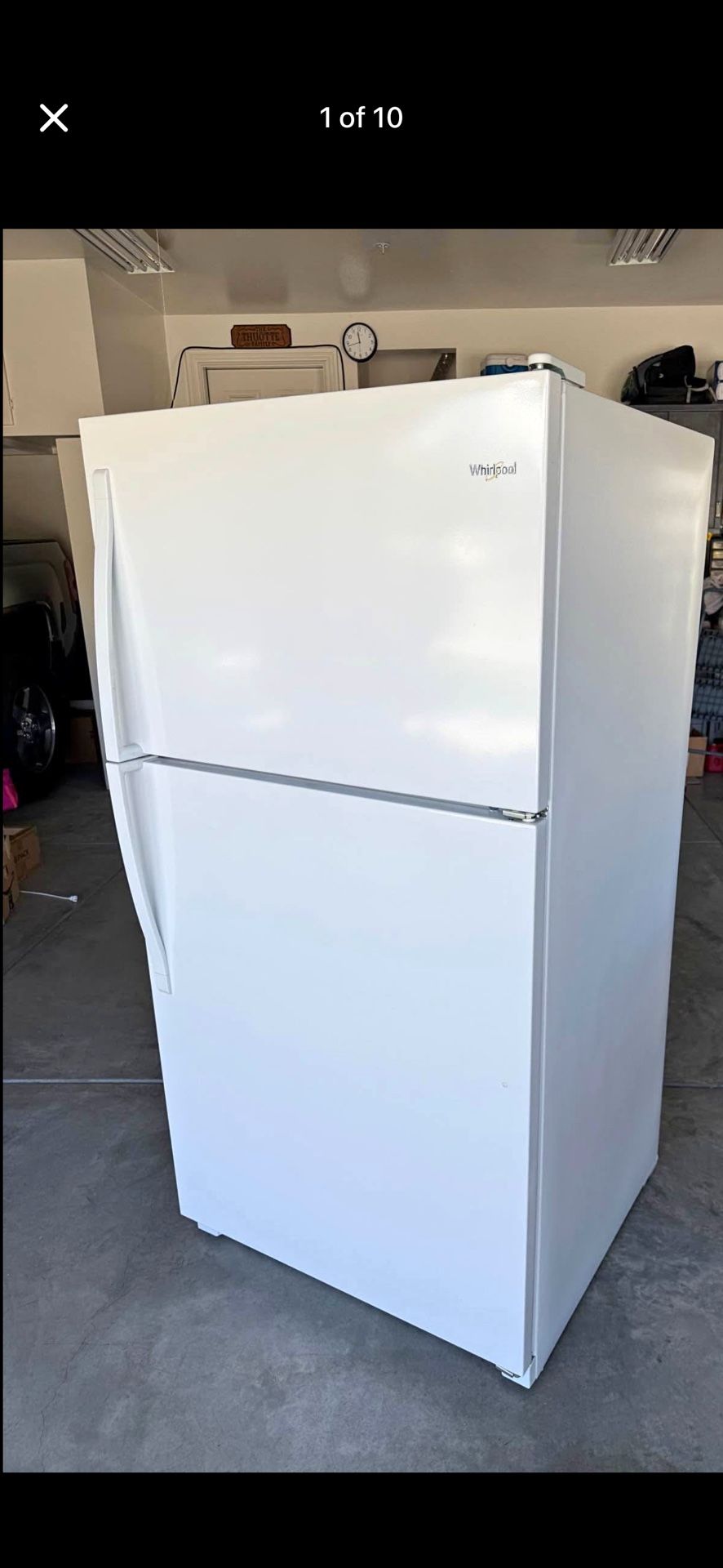 Whirlpool Refrigerator Like 32 1/2 Wide 65 Inches Tall 