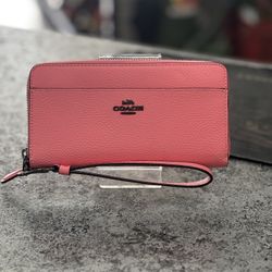 Coach Zip Around Wallet