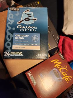 Caribou Coffee Obsidian Blend K-Cup Pods 24ct