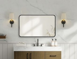 Elegant Lighting
Remy 24"W x 40"H Rectangular Flat Medium Density Fiberboard (MDF) Framed Accent Mirror