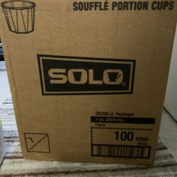 1 Ounce Soufflé Cups - Paper Sample Cups