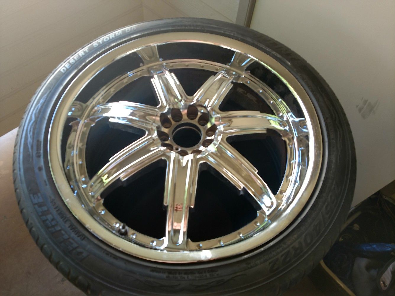 22" 5 lug rims trade for smaller 5lug