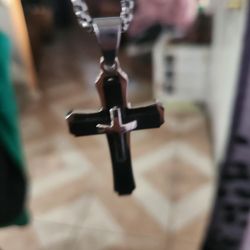 New Silver Mens Necklace And Bracelet Set 