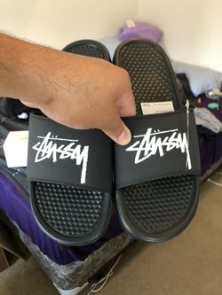 Nike Stussy Benassi Swoosh Slide Size. 9