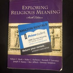 Exploring Religious Meaning 6th Edition Textbook