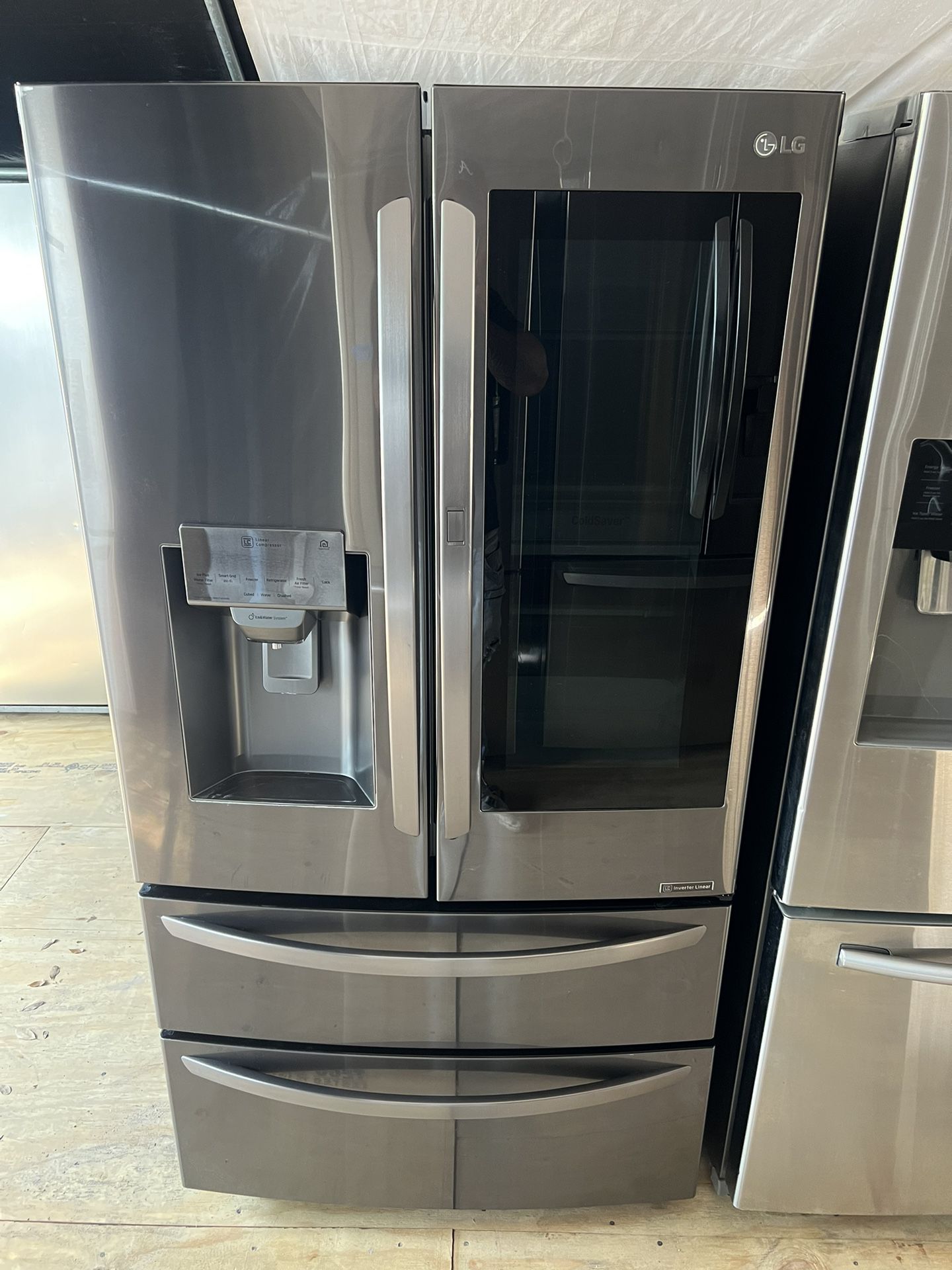 LG 4 Door Refrigerator   60 day warranty/ Located at:📍5415 Carmack Rd Tampa Fl 33610📍 