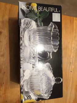 Mikasa Glassware Sugar & Creamer w/ Tray (Home Beautiful by Mikasa)