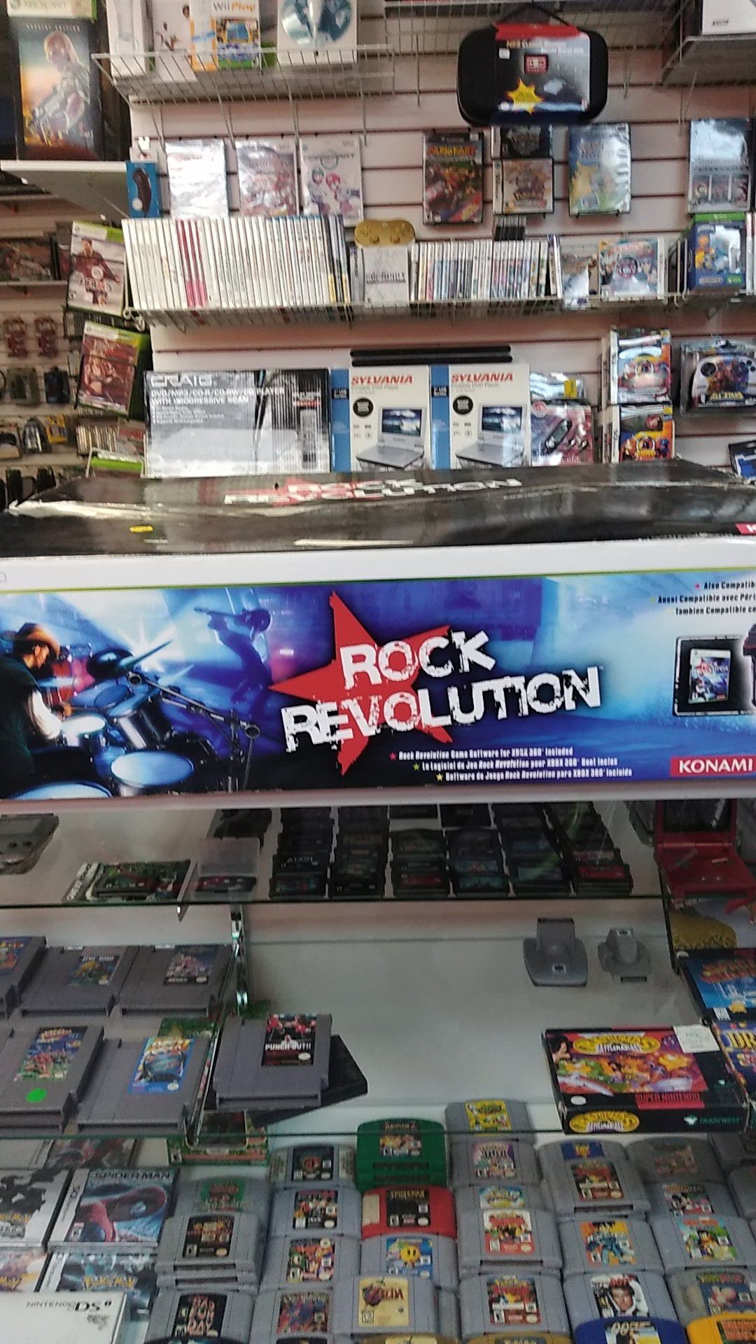Rock Revolution drum set Xbox 360 with game