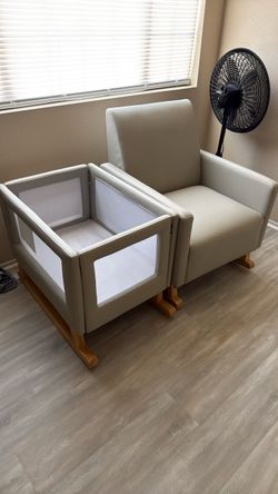Baby Bassinet and Rocking Chair Set