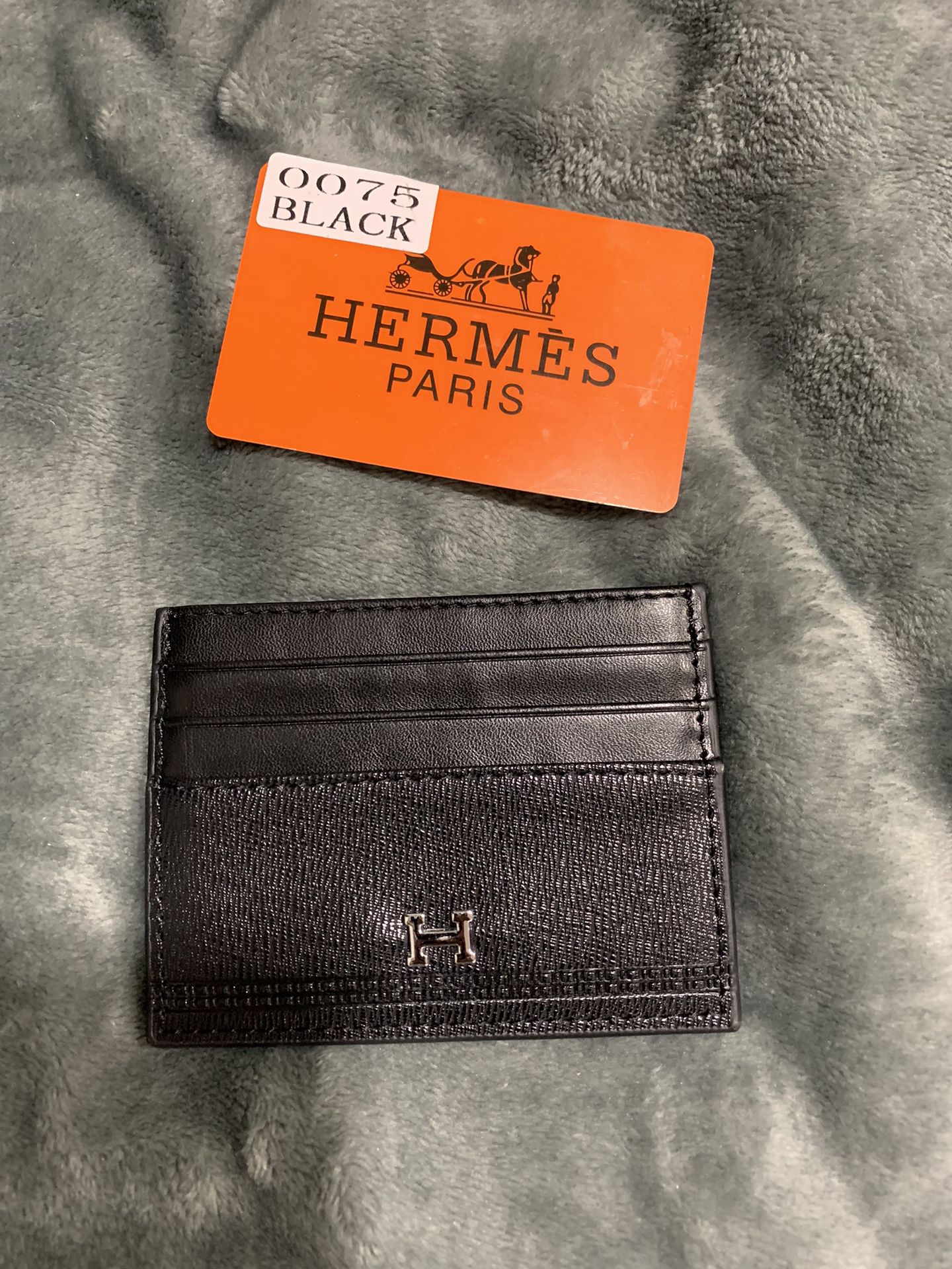 Black Herme Card Holder