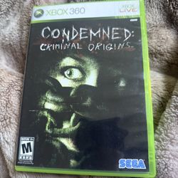 Condemned Xbox 360 