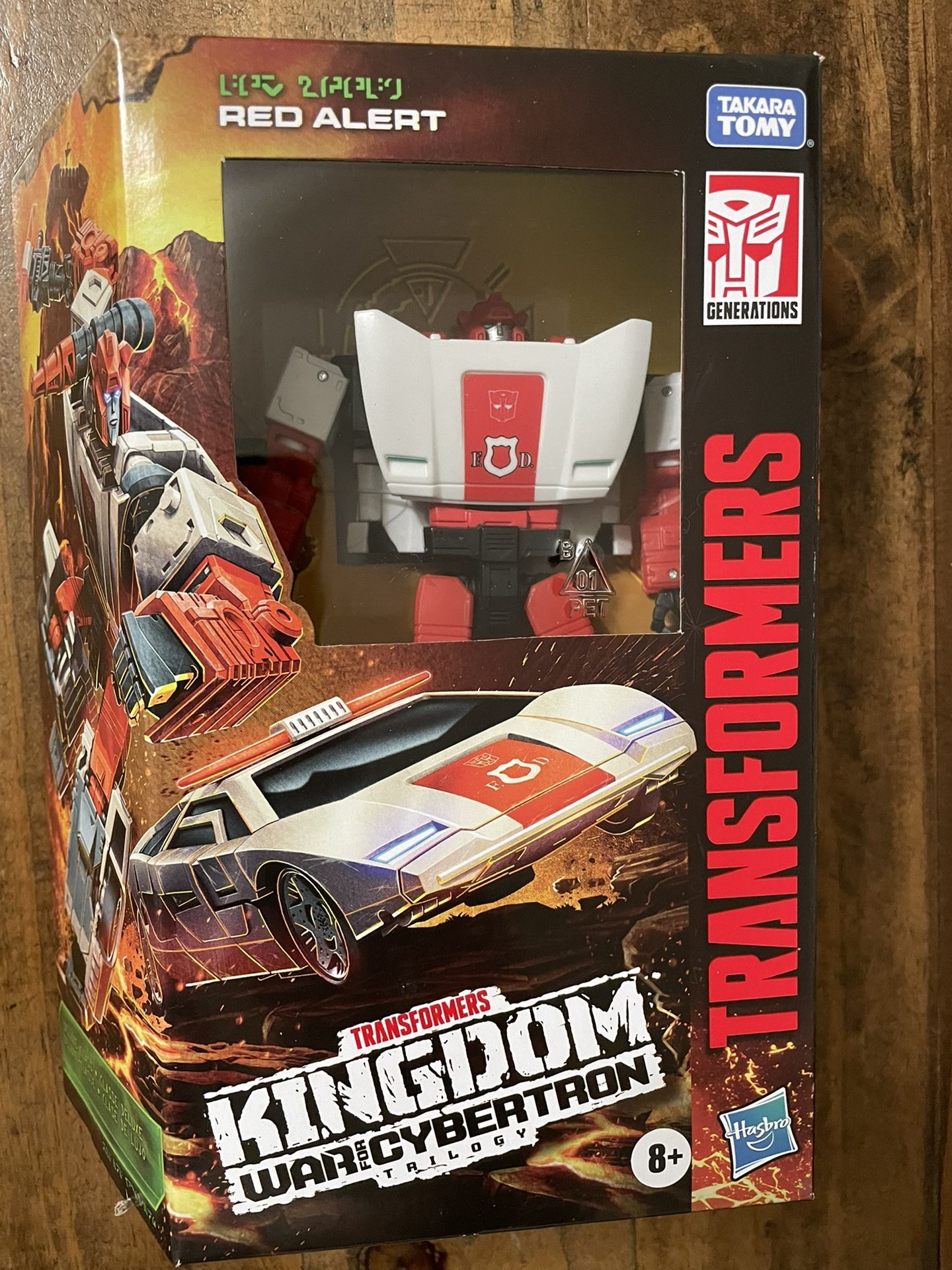 New Walgreens Exclusive Transformers Red Alert Kingdom War For Cybertrin Figure Sealed