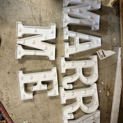“Marry Me” Light Up Letters 