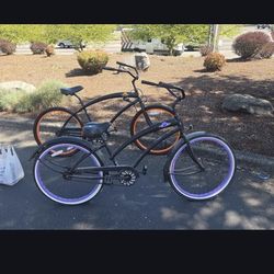 New Skullxbones Bicycles Beach Cruisers