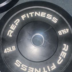  45 Lb Rep Fitness Bumper Plates