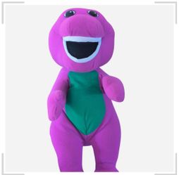 Vintage 1992 Barney Playskool Talking 14” Plush Toy Dinosaur