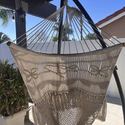 Macrame Hand Made Sitting Hammock