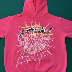 Pink Spider Hoodie | Medium