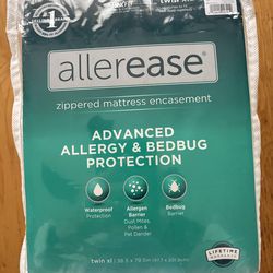 Allerease twin, extra long zipper mattress encasement