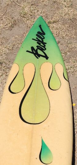Vintage Becker Surfboard 6 Ft 2