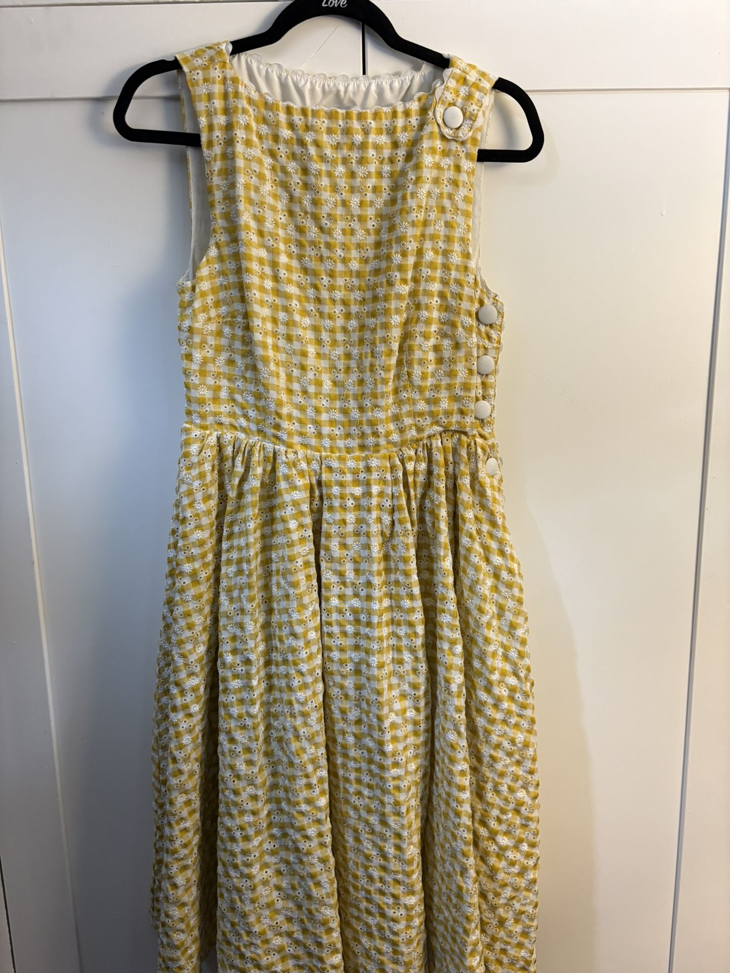 Gingham Swing Dress