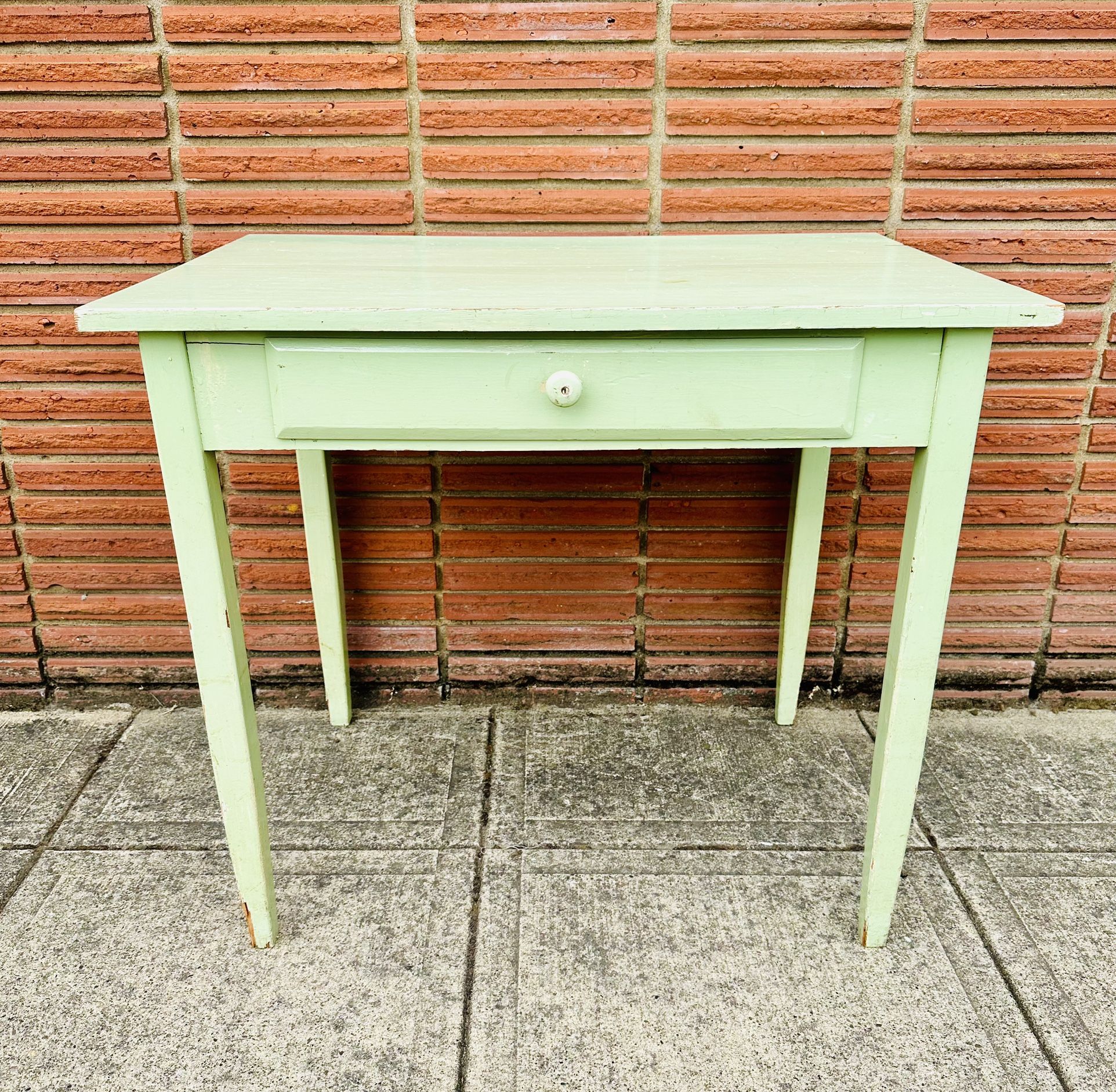 1930’s/40’s Classic Green Farm Table 