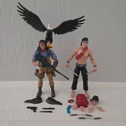 Lot of 2 GI Joe Classified #36 Spirit Iron Knife & #116 Quick Kick Complete