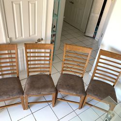 Dining Room Furniture, Chair $25 Table $69 Or Best Offer 🚚🎁🎄🍀delivery, Dining And Kitchen Furniture, Wood,  Dining Table, Accent Chair, Garage.