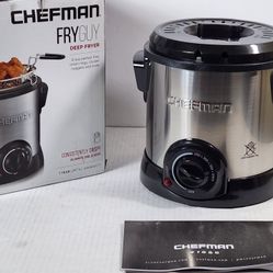 Chefman Fry Guy Deep Fryer with Removable Basket, Easy-to-Clean #684