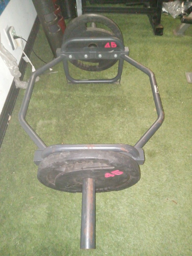 Hex Bar And Weights
