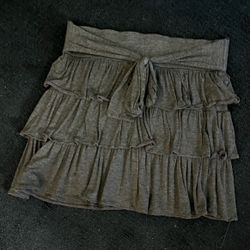 Layered Vintage Ruffle Skirt