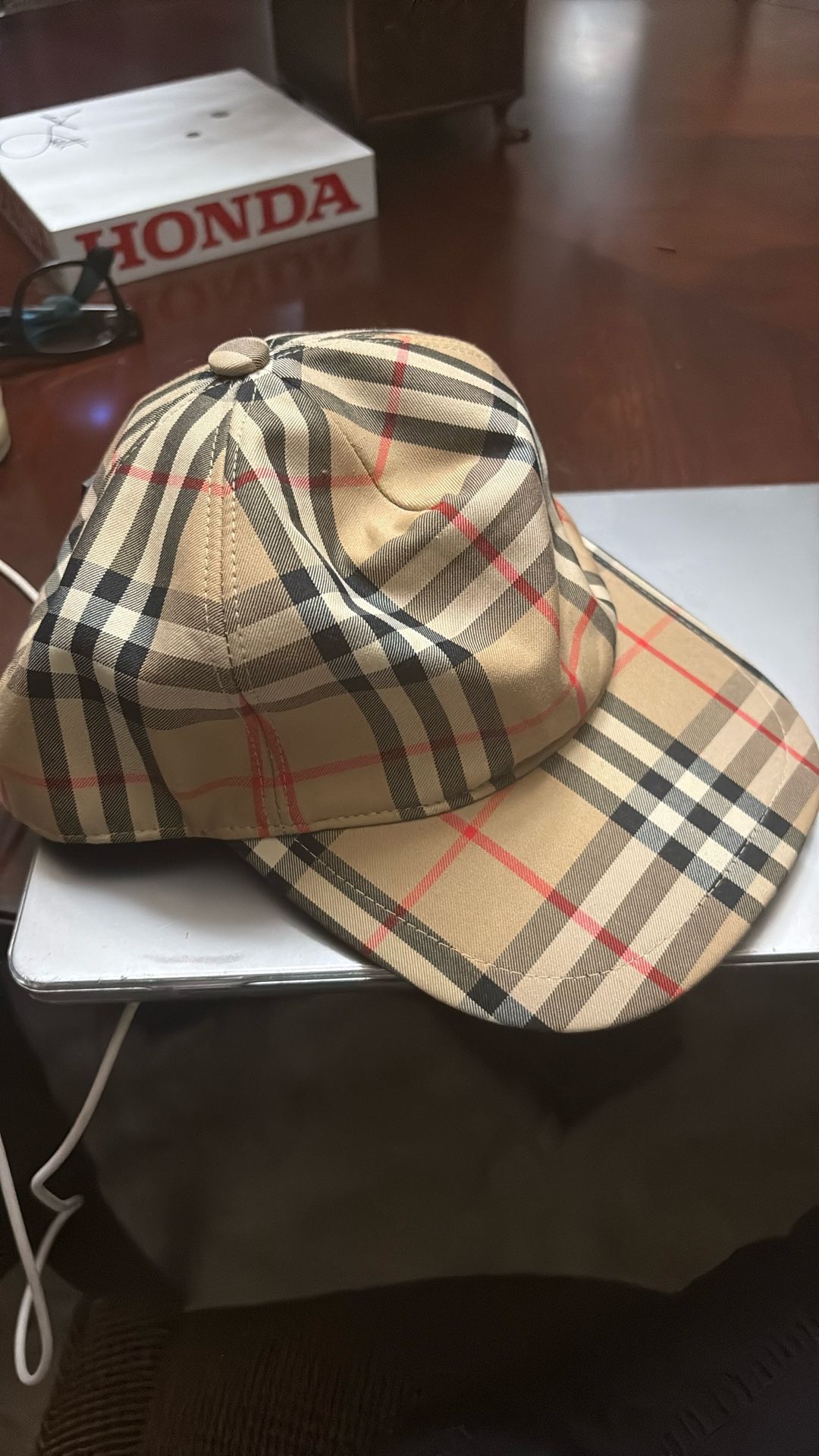 Burberry beige Vintage Archive check  Hat
