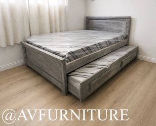 Full Twin Trundle and 2 Foam Mattresses