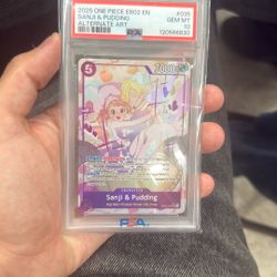 Sanji & Pudding Psa 10