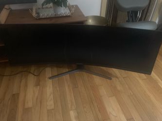 Samsung  CHG90-CRG9 Series 49” Curved Ultra-Wide Gaming monitor.