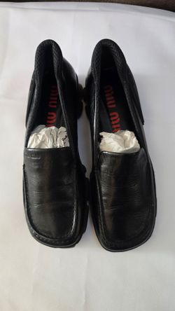 Miu Miu Leather Loafers
