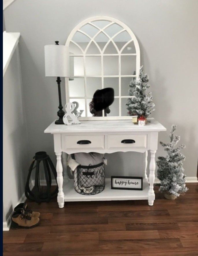 Console Table With Mirror