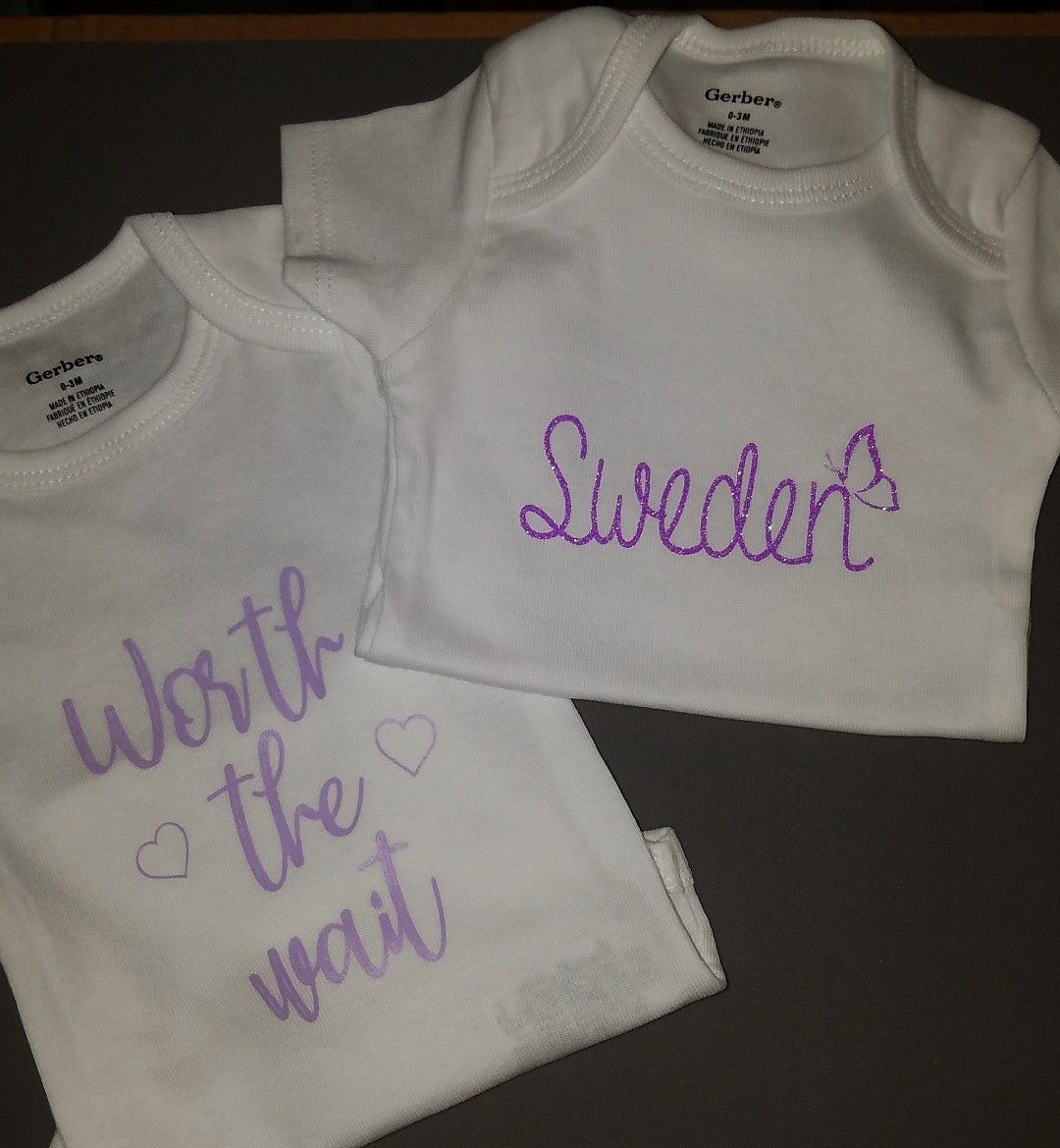 Custom baby onesies
