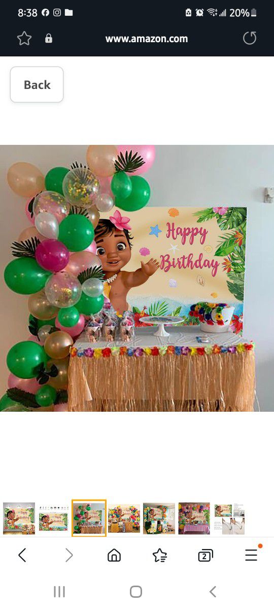 Baby Moana Backdrop Maui Summer Beach 5x3ft Princess Girls Birthday Photo Background Baby Shower Party Supplies Cake Table Decorations