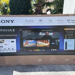 65” Sony smart 4k oled bravía 8 TV 