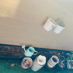 Different Plastic , mud , Ceramic Pots For Gardening