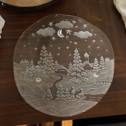 Glass Serving Platter