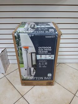 Hampton bay 48000 btu stainless steel patio Heater